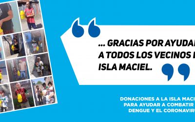 Donaciones en Isla Maciel